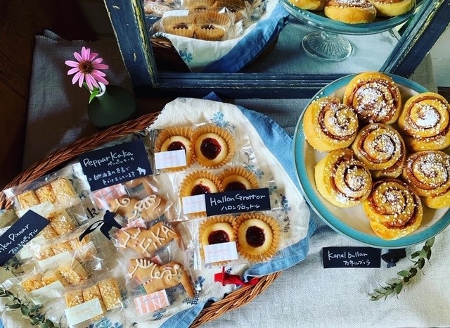 手作りのスウェーデンの焼菓子