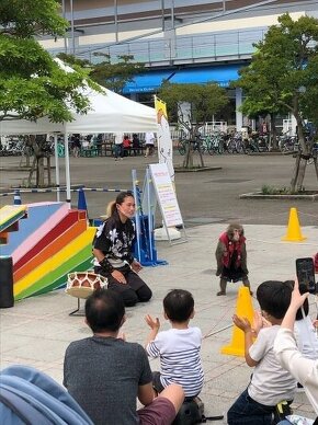 おサルさんが遊びに来ます!海の見えるステージへお越しください☆